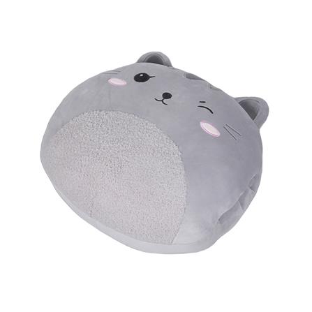 หมอนอิง HOME LIVING STYLE G-SALID CAT 14X14 นิ้ว สีเทา_3