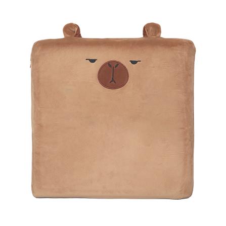 เบาะรองนั่ง HOME LIVING STYLE G-CAPYBARA 16X16 นิ้ว สีน้ำตาล
