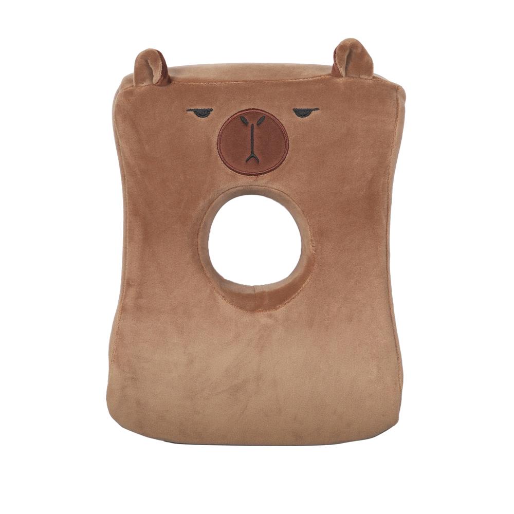หมอนรองคอ HOME LIVING STYLE G-CAPYBARA 9X12 นิ้ว สีน้ำตาล_0