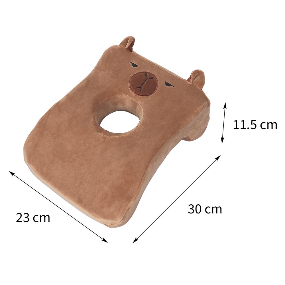 หมอนรองคอ HOME LIVING STYLE G-CAPYBARA 9X12 นิ้ว สีน้ำตาล