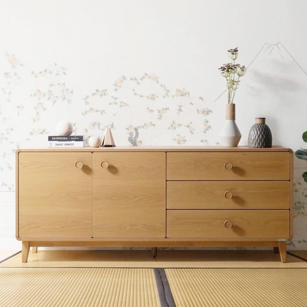 ตู้วางทีวี SB FURNITURE HAGI 19218456 180 ซม. สีไม้อ่อน
