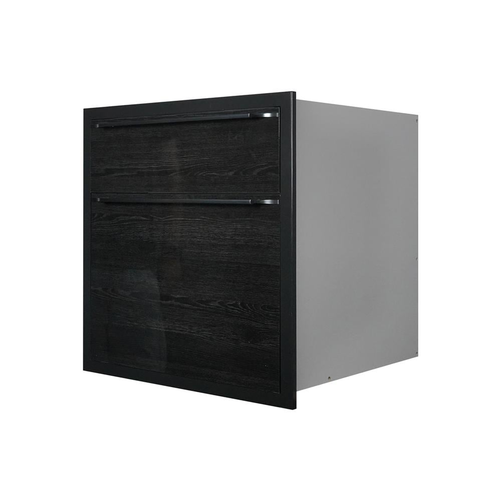 ตู้ลิ้นชัก KITZCHO LUCIDA 66x66 ซม. สี DARK OAK V.1
