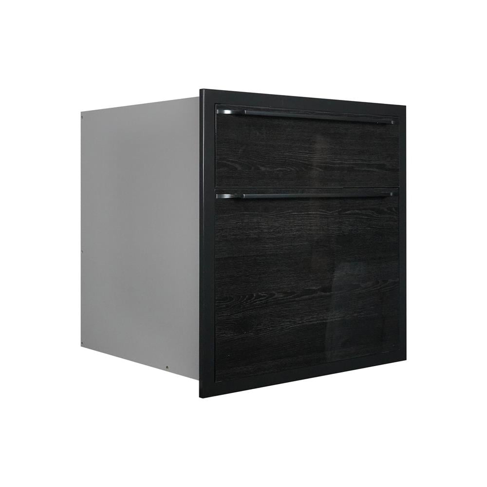 ตู้ลิ้นชัก KITZCHO LUCIDA 66x66 ซม. สี DARK OAK V.1