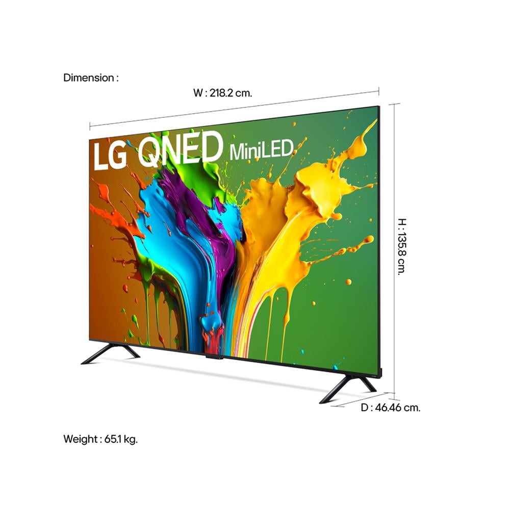 ทีวีคิวเอ็นอีดี 98 นิ้ว LG (4K, QNED, SMART TV) 98QNED89TSA.ATMQ