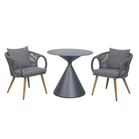 ชุดสนาม 2 ที่นั่ง BENETTA BENNETT สีเทาเข้ม_0