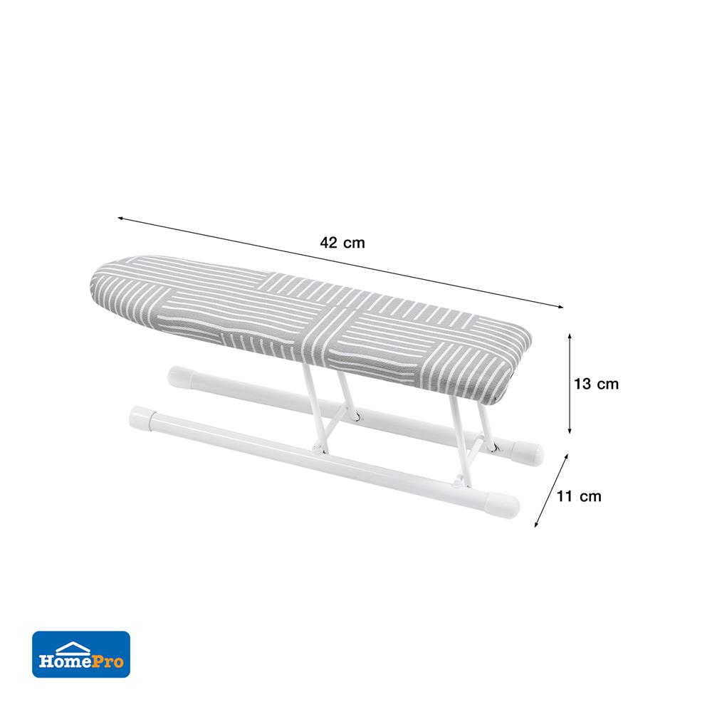 โต๊ะรีดผ้าแบบรีดแขนเสื้อ ธรรมดา PLIM GEO สีเทา