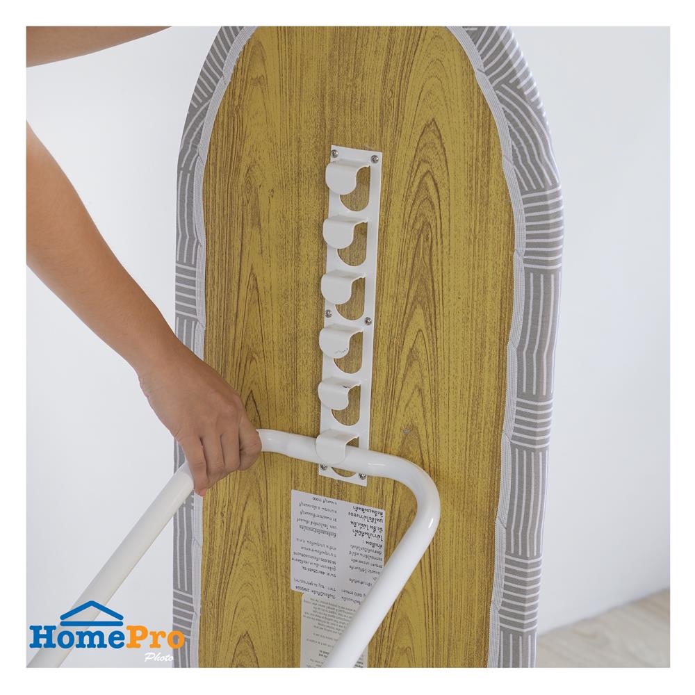 โต๊ะรีดผ้ายืน 6 ระดับ ธรรมดา PLIM GEO ขนาดใหญ่ สีเทา