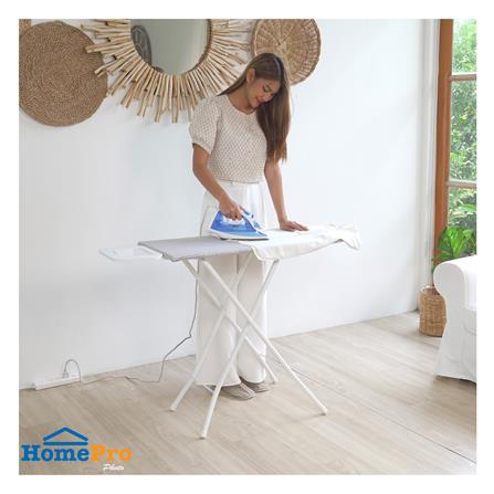 โต๊ะรีดผ้ายืน 6 ระดับ ธรรมดา PLIM GEO ขนาดใหญ่ สีเทา_8