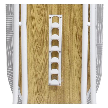 โต๊ะรีดผ้ายืน 6 ระดับ ธรรมดา PLIM GEO ขนาดใหญ่ สีเทา_7