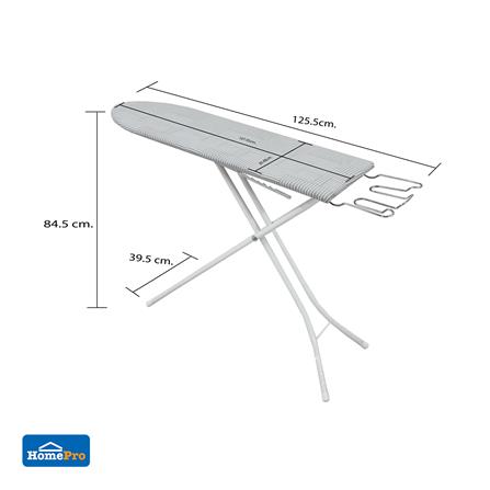 โต๊ะรีดผ้าแบบยืน 11 ระดับ ธรรมดา PLIM GEO สีเทา_9