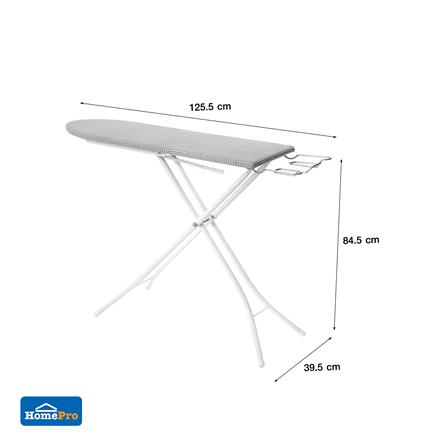 โต๊ะรีดผ้าแบบยืน 11 ระดับ ธรรมดา PLIM GEO สีเทา_9