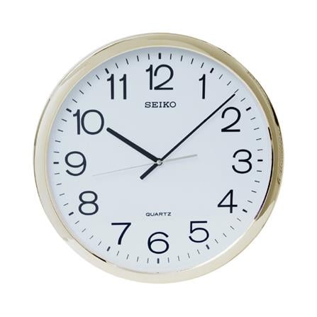 นาฬิกาแขวน SEIKO CLOCKS PAA020G 14 นิ้ว สีทอง_0