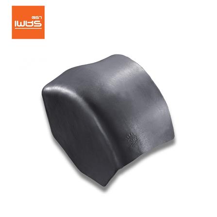 ครอบปิดจั่วสันโค้ง ลอนคู่ ตราเพชร 27x29 ซม. สีไอรอนเกรย์_0