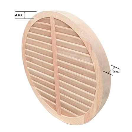 วงกบหน้าต่างโค้ง ไม้เนื้อแข็ง N999 MM2-K1 80x80 ซม. สีธรรมชาติ_3