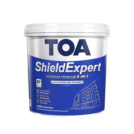สีน้ำทาภายนอก ชนิดกึ่งเงา TOA SHIELD EXPERT SUPERI...