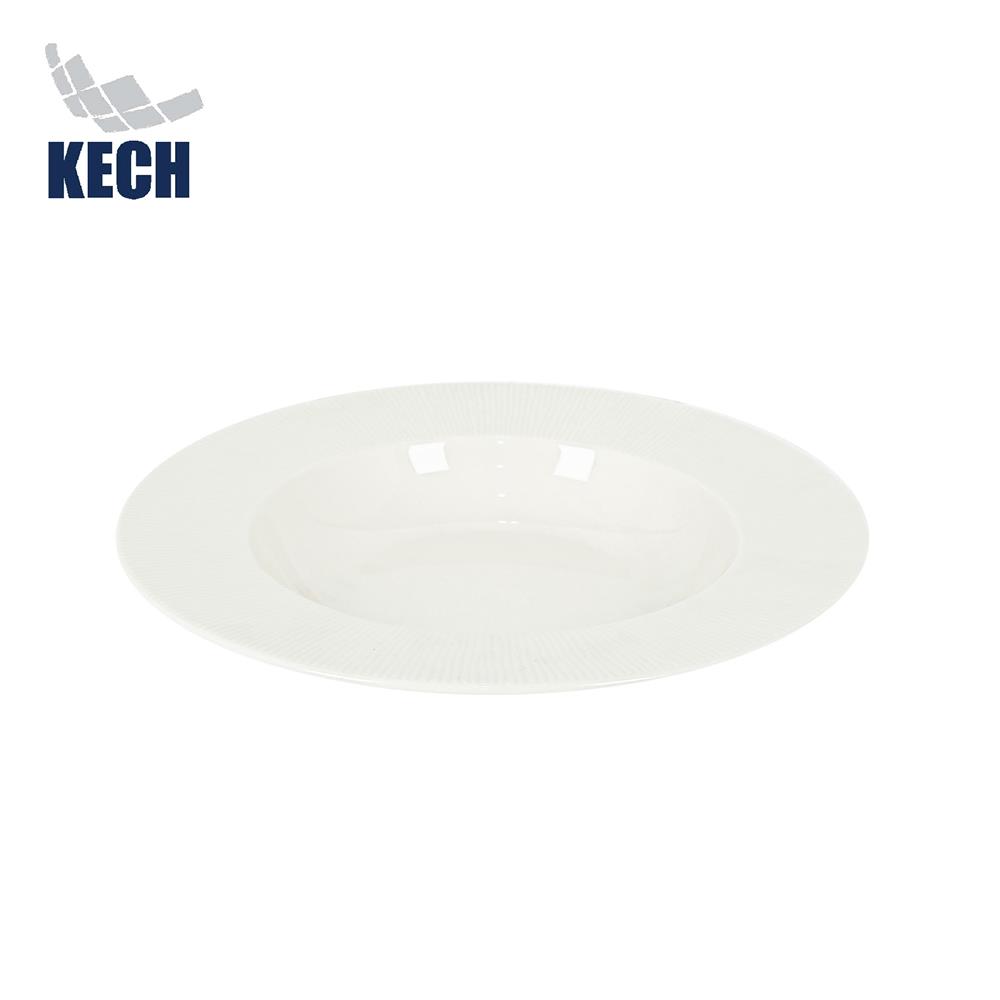 จานลึก FINE PORCELAIN 9 นิ้ว KECH NEO SILK WHITE_1
