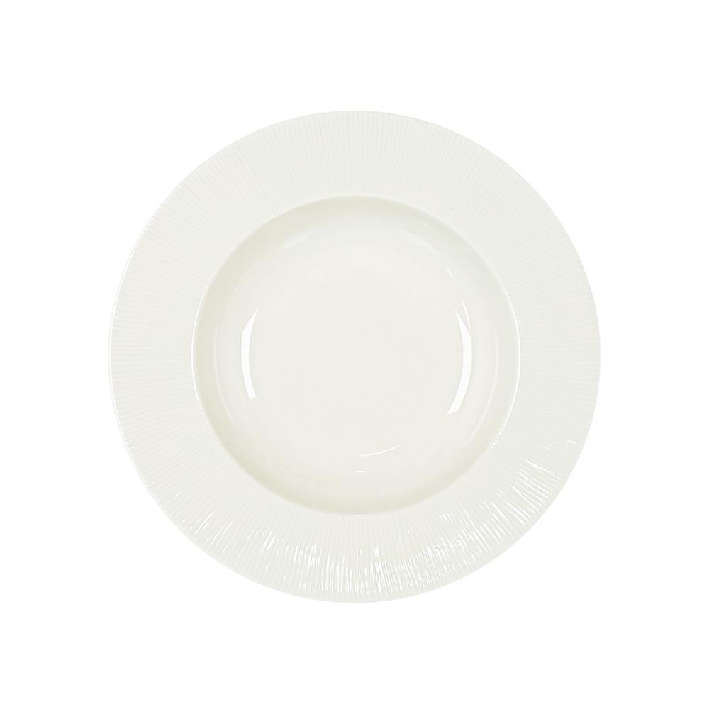 จานลึก FINE PORCELAIN 9 นิ้ว KECH NEO SILK WHITE