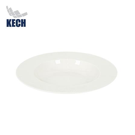 จานลึก FINE PORCELAIN 9 นิ้ว KECH NEO SILK WHITE_0