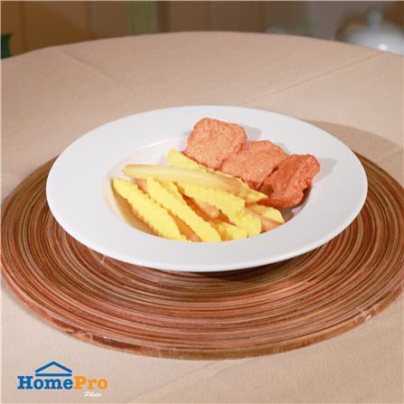 จานลึก FINE PORCELAIN 9 นิ้ว KECH NEO SILK WHITE_4