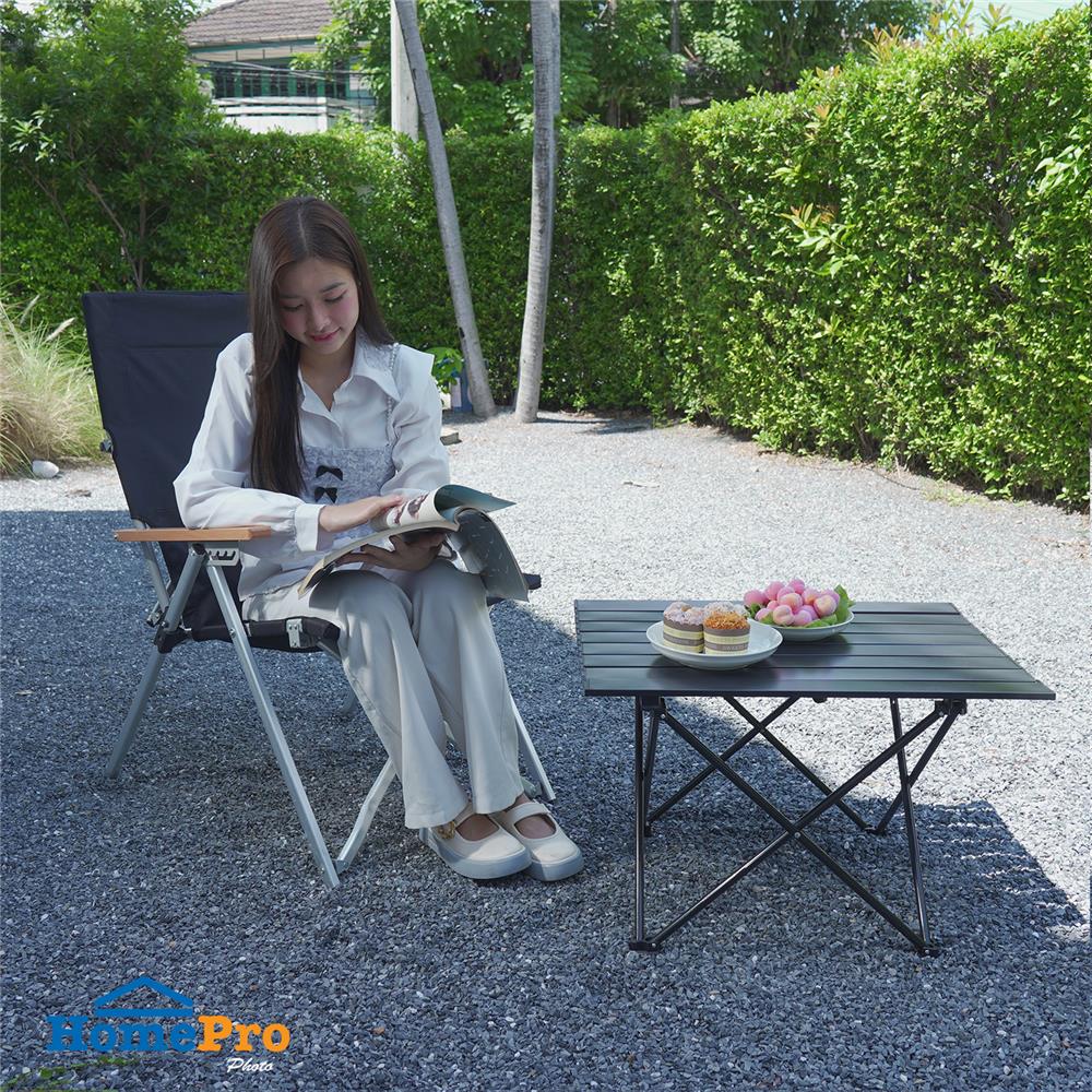 เก้าอี้สนาม SPRING NIKKO XL สีดำ