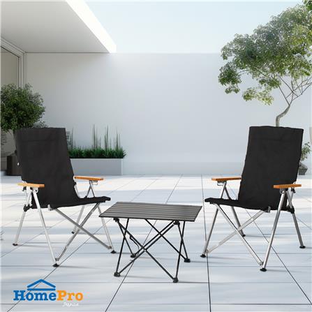 เก้าอี้สนาม SPRING NIKKO XL สีดำ_9