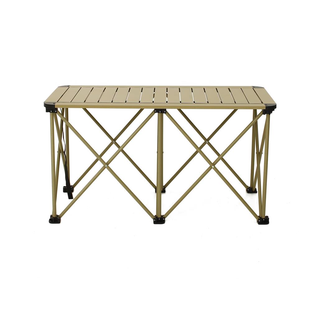โต๊ะพับแคมป์ปิ้ง SPRING NIKKO 100 ซม. สีน้ำตาล