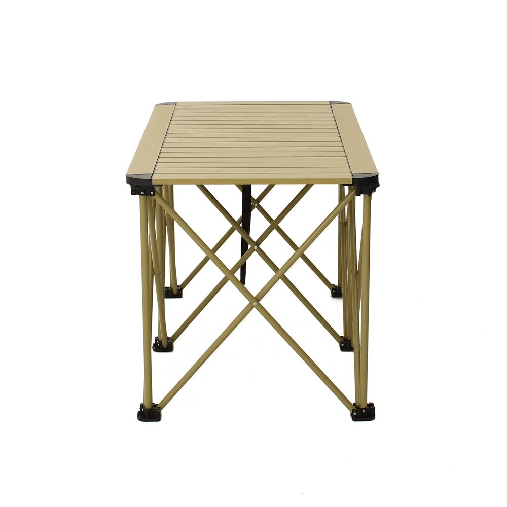 โต๊ะพับแคมป์ปิ้ง SPRING NIKKO 100 ซม. สีน้ำตาล