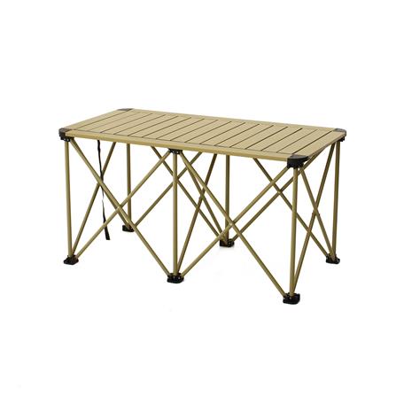 โต๊ะพับแคมป์ปิ้ง SPRING NIKKO 100 ซม. สีน้ำตาล_1