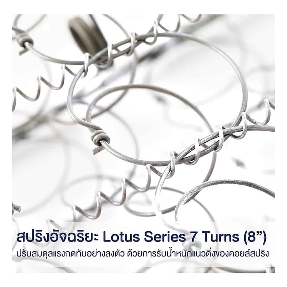 ที่นอน 3.5 ฟุต LOTUS SUPREME พร้อมหมอนหนุน 1 ชิ้น