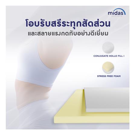 ที่นอน 3.5 ฟุต MIDAS MALEENA พร้อมหมอนหนุน 1 ชิ้น_11