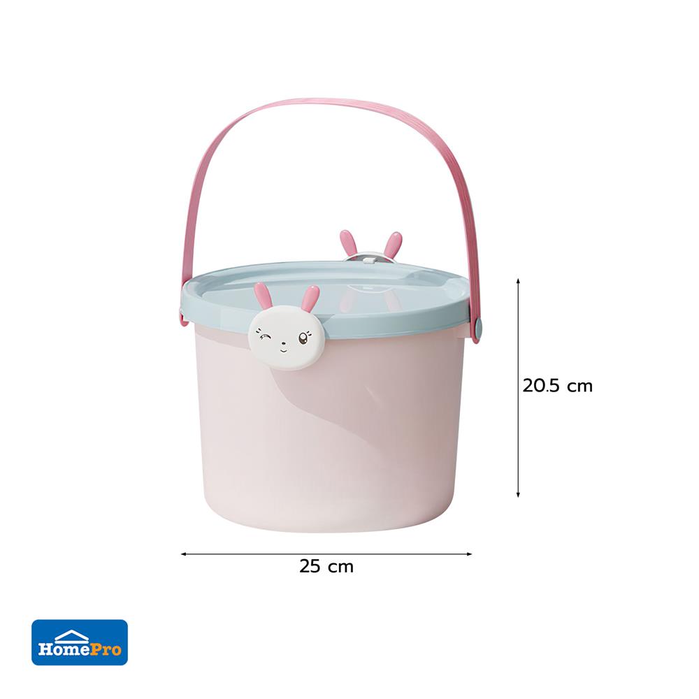 ถังเก็บของหูหิ้ว STACKO KID 25X24X20.5 ซม. กระต่าย