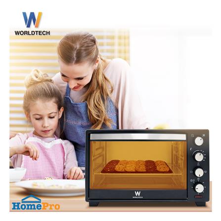 เตาอบเล็กแมนนวล WORLDTECH WT-OV60L สีดำ_4