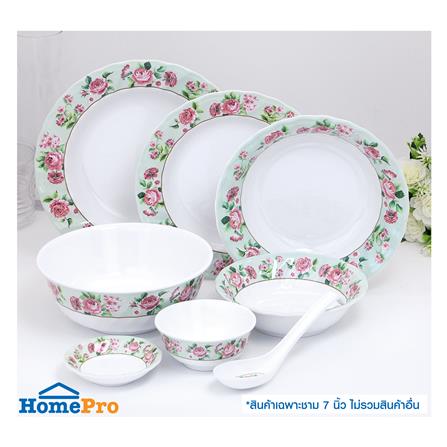 ชามเมลามีน 7 นิ้ว KECH PRINCESS ROSE_3