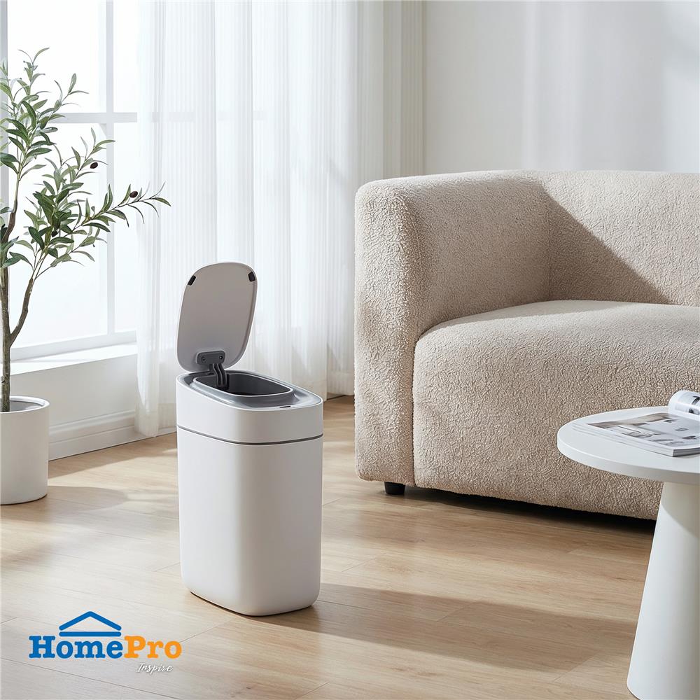 ถังขยะอัจฉริยะ ACCO LAMOON 9 ลิตร สีขาว