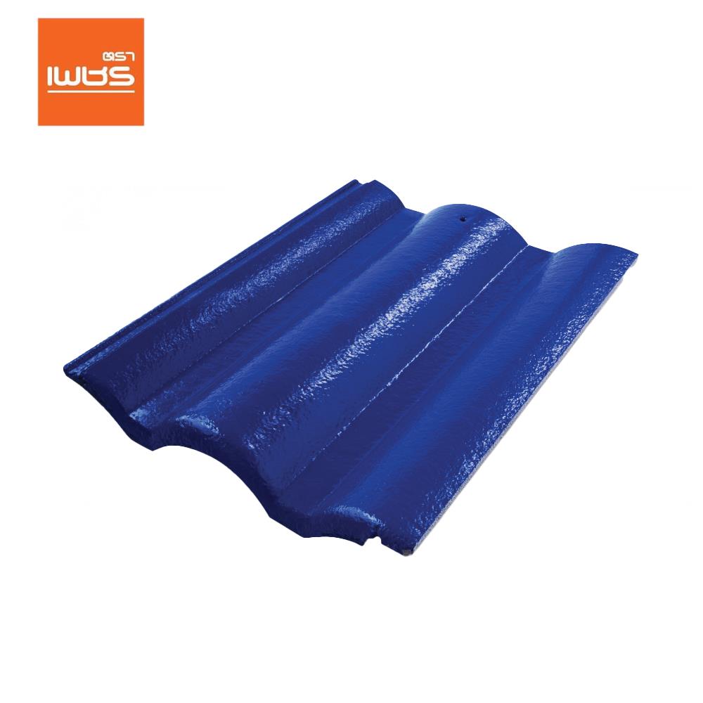 กระเบื้องคอนกรีต ตราเพชร CT-เพชร สีน้ำเงินรอยัล