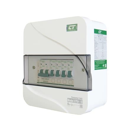 ชุดตู้คอนซูมเมอร์ยูนิต CTU-4 ช่อง เมนธรรมดา 63 แอมป์ CT ELECTRIC_1