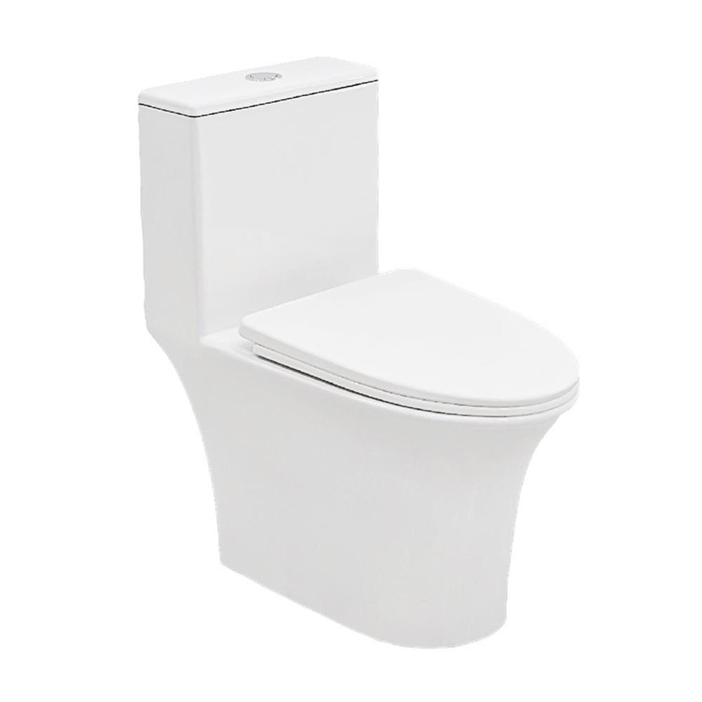 สุขภัณฑ์ 1 ชิ้น NASCO NC-8630S-WA 3/6 ลิตร สีขาว