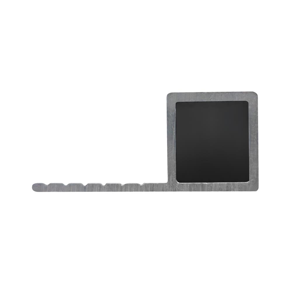 คิ้วอะลูมิเนียมแบบเหลี่ยม TARA 12 มม. 2 ม. สีบรอนซ์-ทอง