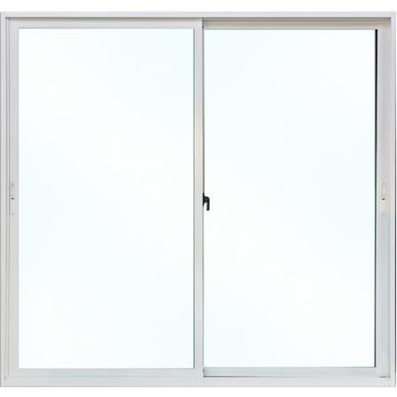 ประตูบานเลื่อน อะลูมิเนียม S-S MHOLARN 200X200 ซม. สีขาว_1