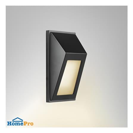 ไฟผนังนอก LED L&E 65-A0559 10 วัตต์ WARM WHITE สีดำ_2