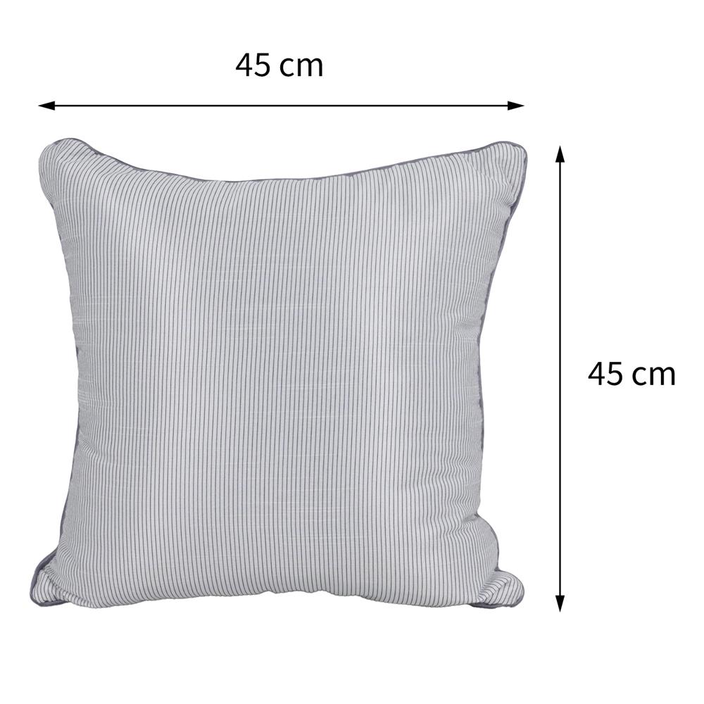 หมอนอิง HOME LIVING STYLE NURA 18X18 นิ้ว สีเทาอ่อน