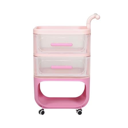 ชั้นวางของ 3 ชั้น STACKO KID VIVE 50X32X78 ซม. สีชมพู_1