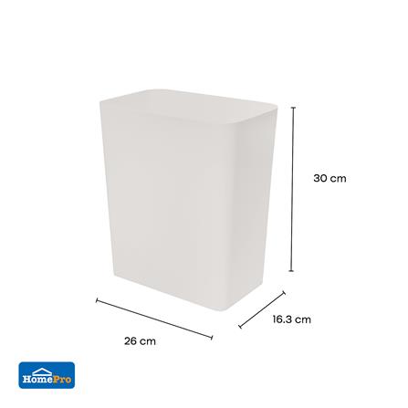 ถังขยะเหลี่ยม ACCO CIRCULAR 10 ลิตร สีเทา_4