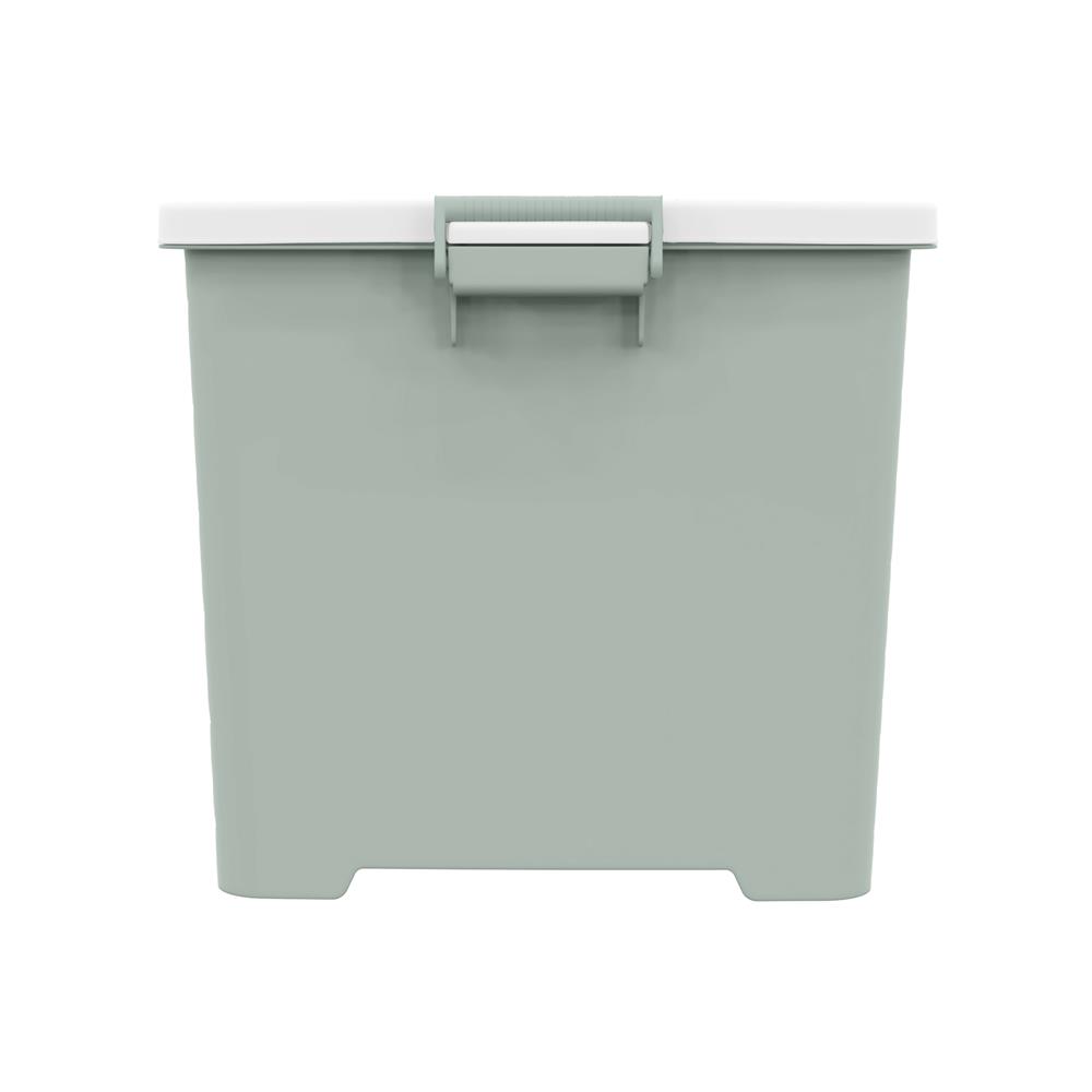 กล่องเก็บของ STACKO CIRCULAR 70 ลิตร 42X63X36.5 ซม. สีขาว/เขียว