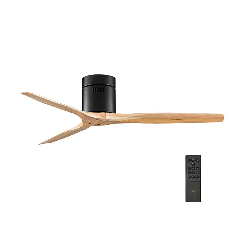 พัดลมไม่มีโคมไฟ MR.KEN 25-01346 52 นิ้ว สีดำ/น้ำตาล