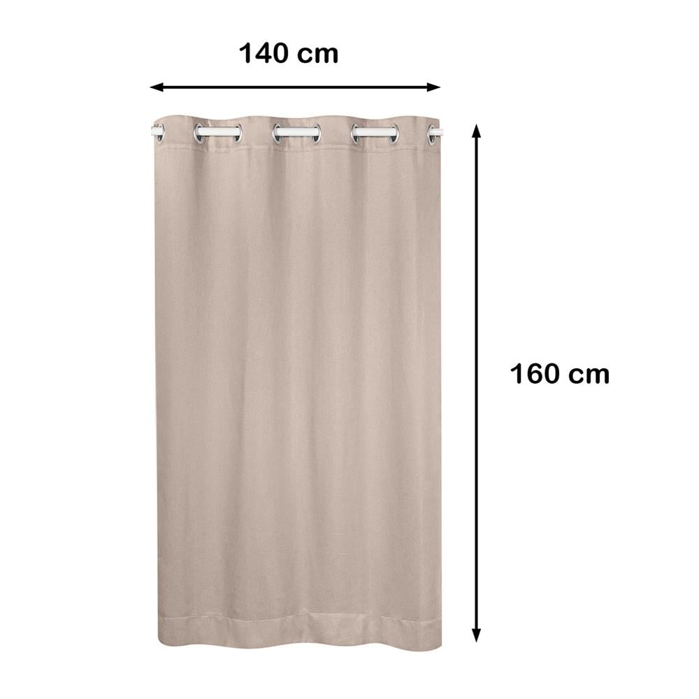 ผ้าม่าน EYELET HOME LIVING STYLE PELIGA UV 140X160 ซม. สีครีม