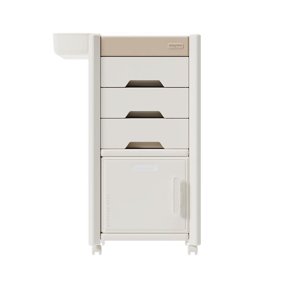 ตู้ลิ้นชัก 3 ชั้น 1 บาน STACKO KIDDY 43.5X47X86 ซม. สีขาว