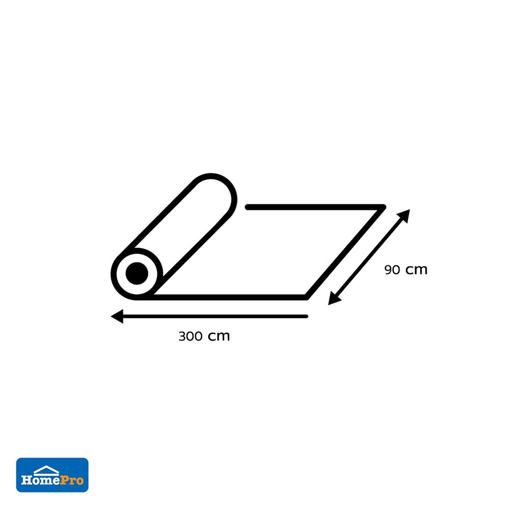 วอลล์สติกเกอร์ HOME LIVING STYLE BRICK 0.90X3 ม. สีน้ำตาล