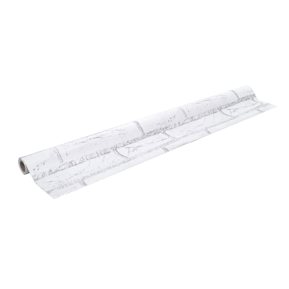 วอลล์สติกเกอร์ HOME LIVING STYLE BRICK 0.90X3 ม. สีขาว