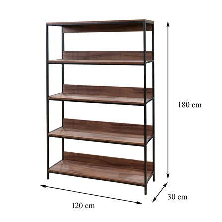 ชั้นวางของโล่ง 5 ชั้น FURDINI MATIN 120 ซม. สีวอลนัท_7